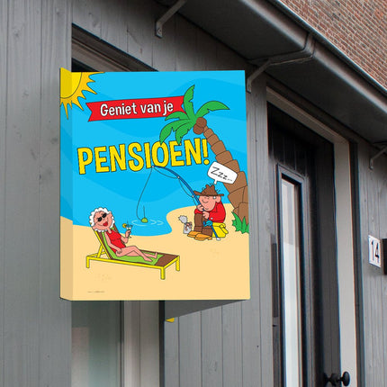 Raambord Pensioen 60cm van Paper Dreams koop je bij Partywinkel