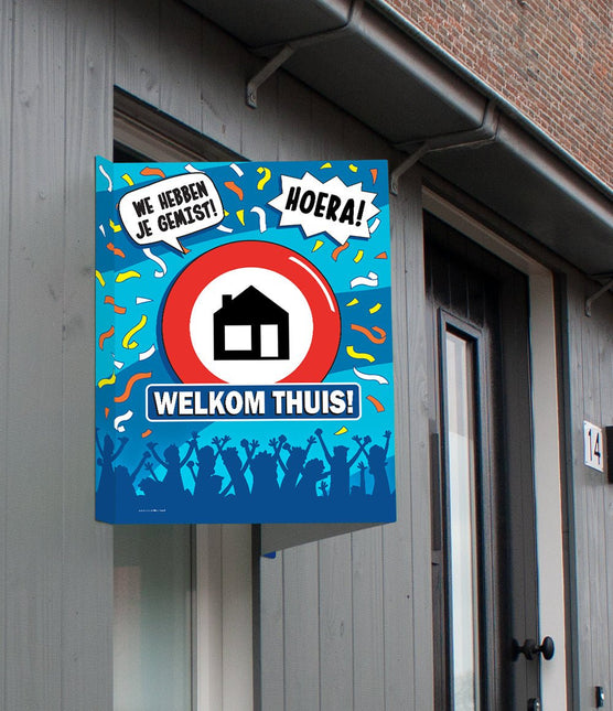 Raambord Welkom thuis 60cm van Paper Dreams koop je bij Partywinkel
