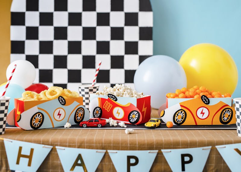 Race Snackbakje 3st van Partydeco koop je bij Partywinkel