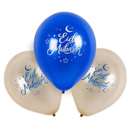 Ramadan Ballonnen Eid Mubarak 25cm van Boland koop je bij Partywinkel