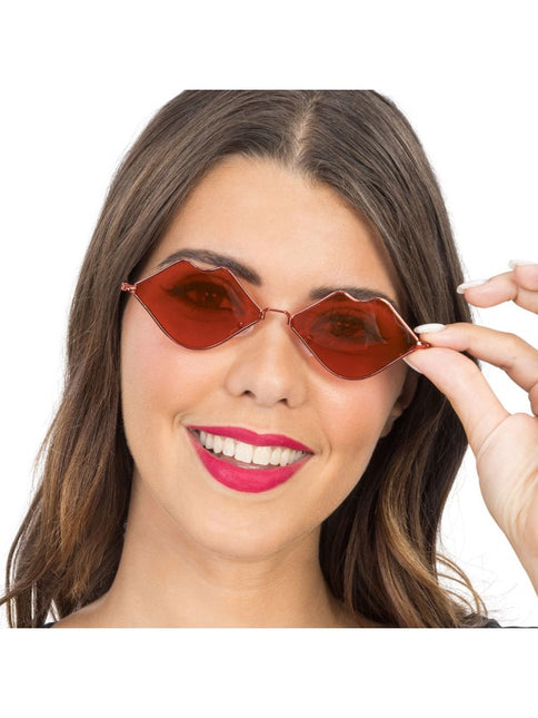Rode Lippenbril 14,5cm