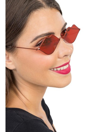Rode Lippenbril 14,5cm