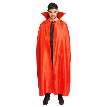 Röd vampyrkappa 163 cm