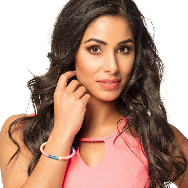 Regenboog Armband van Boland koop je bij Partywinkel