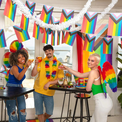 Regenboog Hawaii Krans van Boland koop je bij Partywinkel