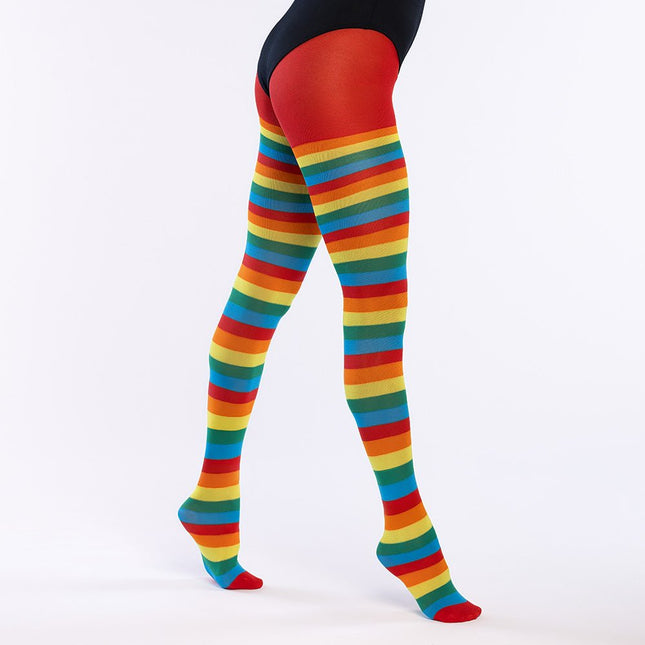 Regenboog Panty Gestreept van Boland koop je bij Partywinkel