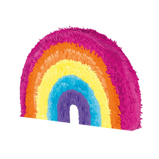 Regenboog Pinata 35cm van Procos koop je bij Partywinkel