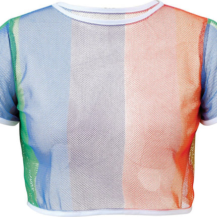 Regenboog Shirt Mesh van Fiestas Guirca koop je bij Partywinkel