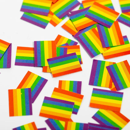 Regenboog Tafelconfetti Papier 150st van WeFiesta koop je bij Partywinkel