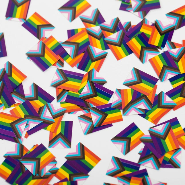 Regenboog Tafelconfetti Papier Progress 150st van WeFiesta koop je bij Partywinkel