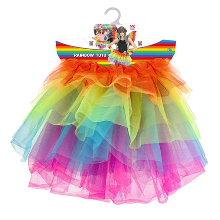 Regenboog Tutu Dames 45cm van Widmann koop je bij Partywinkel