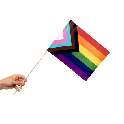 Regenboog Vlag Progress 10st van WeFiesta koop je bij Partywinkel