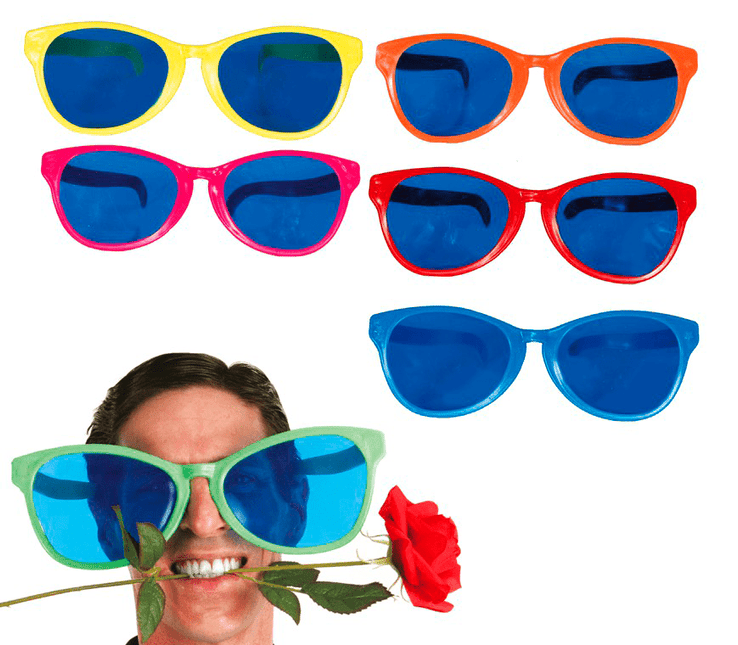 Reuzenbril 28cm van Fiestas Guirca koop je bij Partywinkel