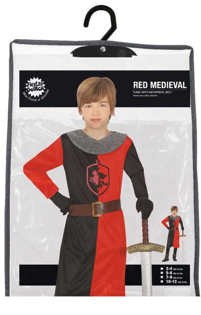 Ridder Kostuum Rood Zwart Jongen van Fiestas Guirca koop je bij Partywinkel