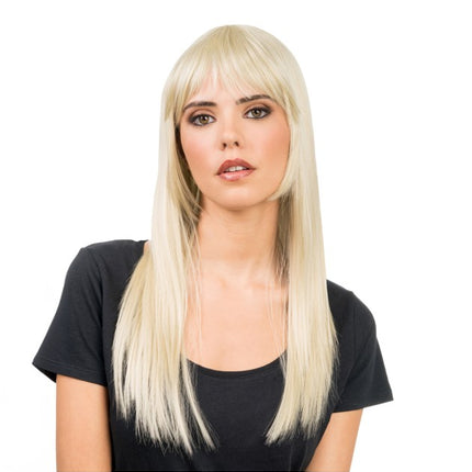 Rihanna-peruk, blond, 58 cm