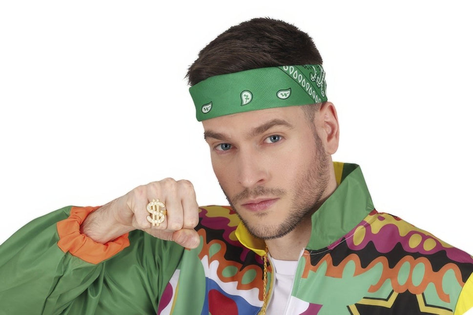 Ring Goud Dollar van Fiestas Guirca koop je bij Partywinkel