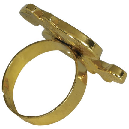 Ring Goud Dollar van Fiestas Guirca koop je bij Partywinkel