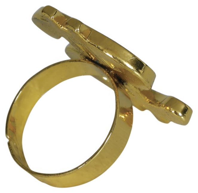 Ring Goud Dollar van Fiestas Guirca koop je bij Partywinkel