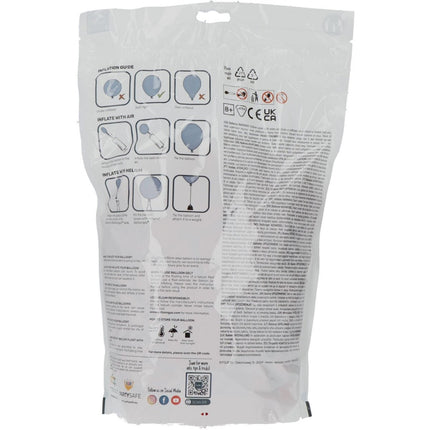 Rode Ballonnen Ruby Red 33cm 100st van Folat koop je bij Partywinkel