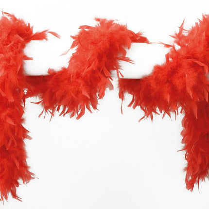 Rode Boa Lang 1,8m van Wilbers & Wilbers koop je bij Partywinkel