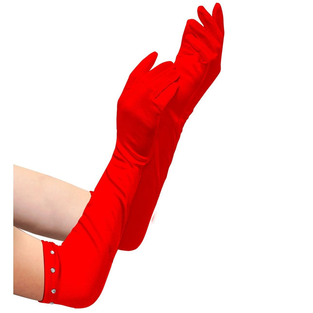 Rode Handschoenen Kind van Widmann koop je bij Partywinkel