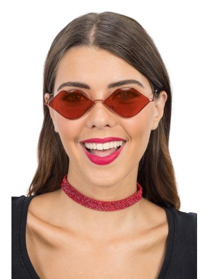 Rode Lippenbril 14,5cm van CHAKS koop je bij Partywinkel