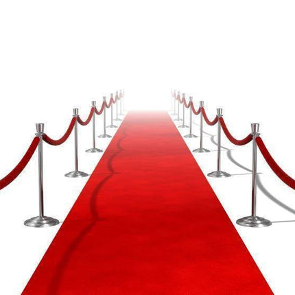 Rode Loper 60cm 4,5m van Boland koop je bij Partywinkel