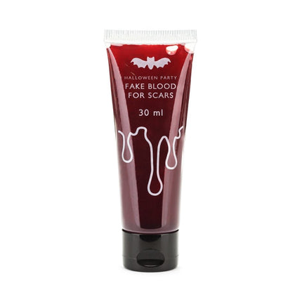 Rode Nep Bloed Tube 30ml van Partydeco koop je bij Partywinkel