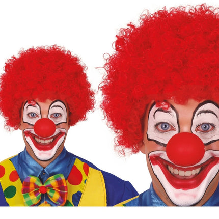 Rode Pruik Krullen van Fiestas Guirca koop je bij Partywinkel