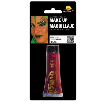 Rode Schmink Glitter 20ml van Fiestas Guirca koop je bij Partywinkel