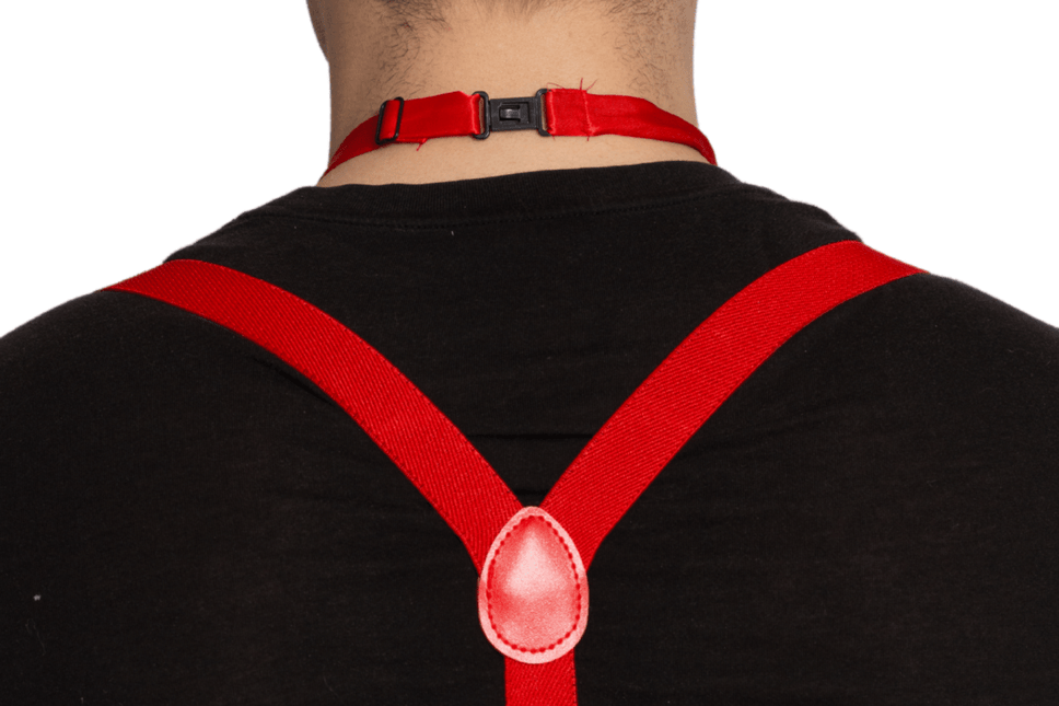 Rood Accessoireset 3 delig van Partychimp koop je bij Partywinkel