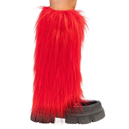 Rood Beenwarmers Pluche van Boland koop je bij Partywinkel
