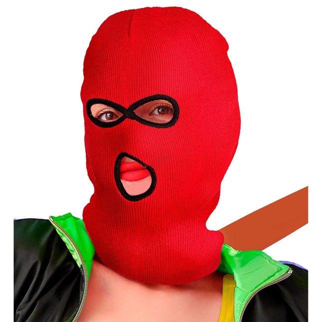 Rood Bivakmuts van Widmann koop je bij Partywinkel