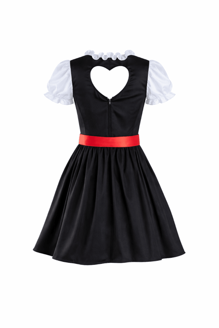 Rood Dirndl Jurk Oktoberfest Rosalie van Partychimp koop je bij Partywinkel