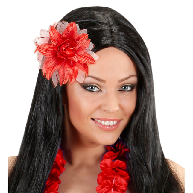 Rood Haarbloem van Widmann koop je bij Partywinkel