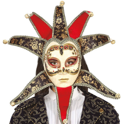 Rood Masker Venitiaans Dames van Fiestas Guirca koop je bij Partywinkel