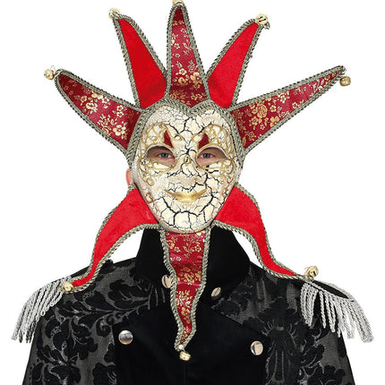 Rood Masker Venitiaans Heren van Fiestas Guirca koop je bij Partywinkel