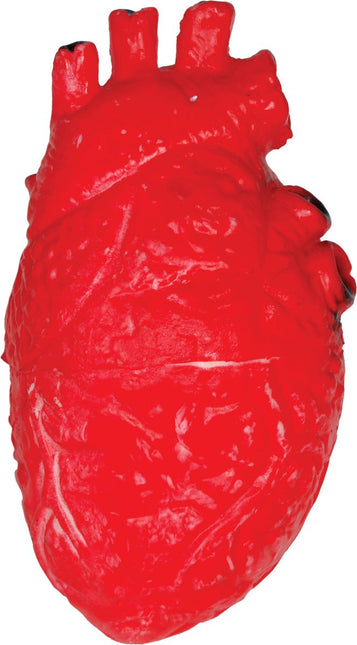Rood Nep Hart Latex 15cm van Fiestas Guirca koop je bij Partywinkel