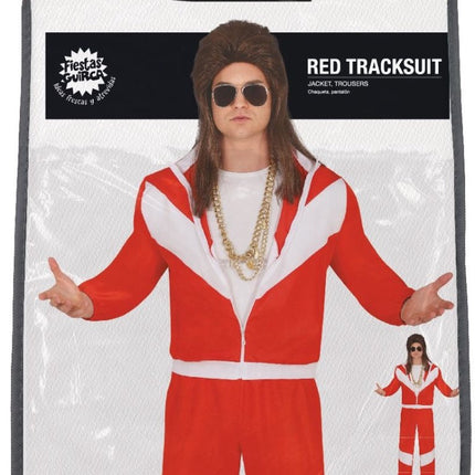 Rood Witte Trainingspak Fout Heren van Fiestas Guirca koop je bij Partywinkel