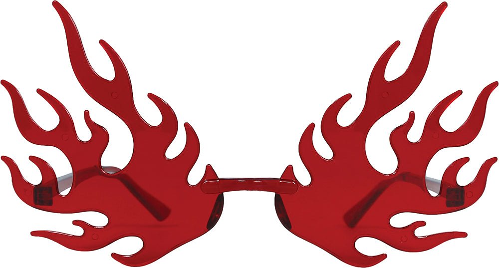 Rood Zonnebril Vlammen van Fiestas Guirca koop je bij Partywinkel