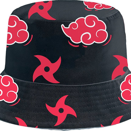 Rood Zwarte Bucket Hat van Fiestas Guirca koop je bij Partywinkel