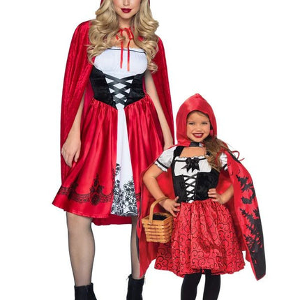 Roodkapje Jurk Rood Dames Leg Avenue van Leg Avenue koop je bij Partywinkel