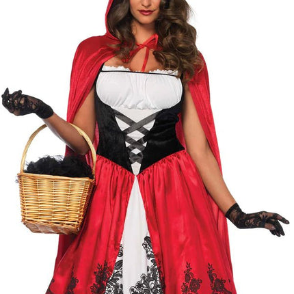 Roodkapje Jurk Rood Dames Leg Avenue van Leg Avenue koop je bij Partywinkel