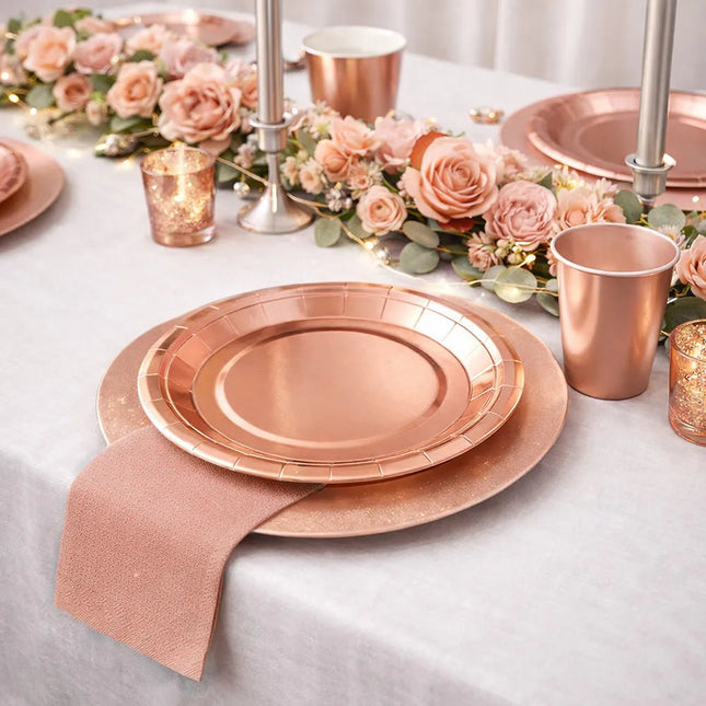 Rose Gouden Tafelset 3 delig van Boland koop je bij Partywinkel