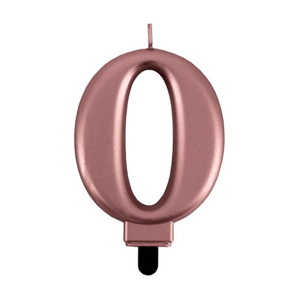 0-års-ljus i roséguld