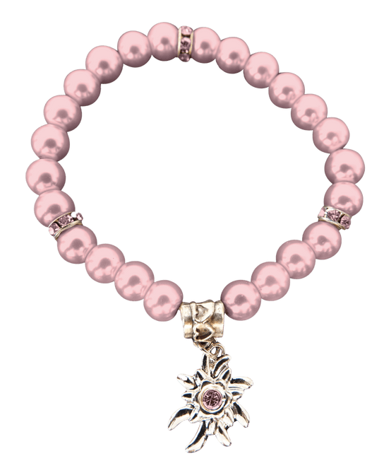 Roze Armband Edelsteen van Haus Huberts koop je bij Partywinkel