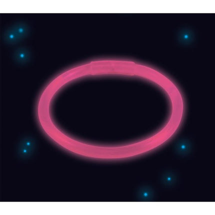Roze Armband Glow In The Dark 20cm van Riethmueller koop je bij Partywinkel