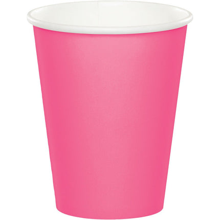 Roze Bekers 256ml 24st van Creative Converting koop je bij Partywinkel