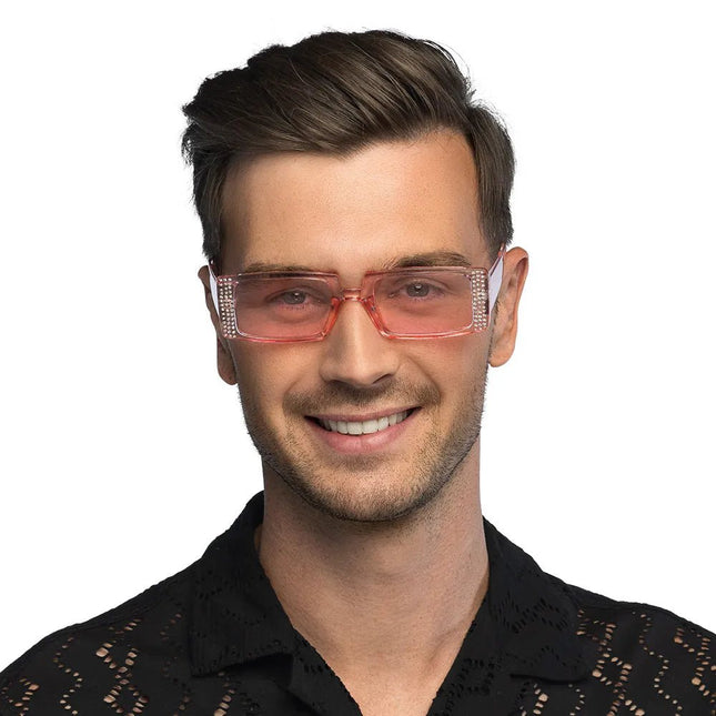 Roze Bril Glitter van Boland koop je bij Partywinkel