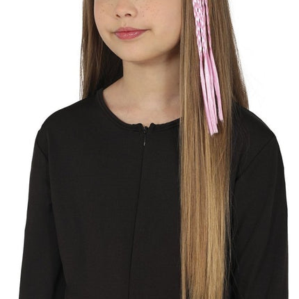 Roze Hair Extension 35cm 3st van Fiestas Guirca koop je bij Partywinkel